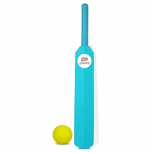 leader sportz smash foam cricket bat amp ball set ideal for little champions aged 3 years and up easy-grip handle for tiny hands  soft amp safe sports play for infants and toddlers blue