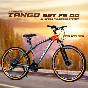 leader tango 29t premium mtb bike cycle for men  precision 21-speed gear bicycle 29 t inch mountain cycle