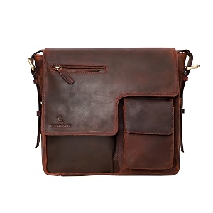 leaderachi vintage hunter leather messenger bag office bag travel crossbody bag