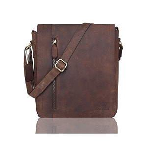 leaderachi vintage hunter leather messenger bag office bag travel crossbody bag