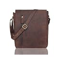 LEADERACHI Vintage Hunter Leather Messenger Bag Office Bag Travel Crossbody Bag