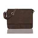 LEADERACHI Vintage Hunter Leather Messenger Bag Office Bag Travel Crossbody Bag