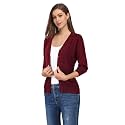 Leadingstar Women39s 34 Sleeve Cardigan Lightweight Sweater
