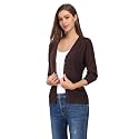 Leadingstar Women39s 34 Sleeve Cardigan Lightweight Sweater
