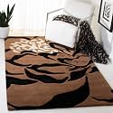 Leaf amp Flora Pattern Woolen Carpet for