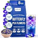 LeafLea Butterfly Pea Flower Loose Leaf Tea, 8 Oz