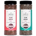 Premium Chia Seeds and Flax Seeds Combo 500g Each | Seeds for Eating | Mix Seeds for Weight Management & Healthy Skin