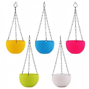 leafy tales plastic hanging pot with chain 185 x 125 x 32 cm 10 pcs dcp medium