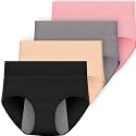 Leak Proof Panties for Women Over 60, High Waisted Women's Incontinence Panties, Washable Ladies Period Underwear Panties for Women Over 70.