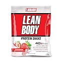 Lean Body All-in-One Strawberry Meal Replacement Shake. 40g Protein Whey Blend, 8g Healthy Fats &amp; Fiber, 22 Vitamins and Minerals, No Artificial Color, Gluten Free, (80 MRP Packets)