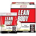 Lean Body All-In-One Vanilla Meal Replacement Shake. 40g Protein, Whey Blend MRP, 8g Healthy Fats &amp; Fibre, 22 Vitamins and Minerals, No artificial colours, Gluten Free, (20 MRP Packets)