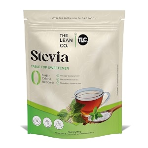the lean co stevia zero calorie sweetener 250 g  natural amp keto friendly