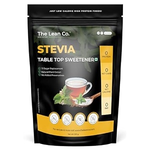 the lean co stevia zero calorie sweetener 250 g  natural amp keto friendly
