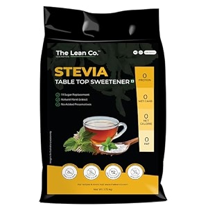 the lean co stevia zero calorie sweetener 175 kg  natural keto friendl