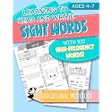 Learning to Read and Write: Sight Words: With 100 High-Frequency Words! Educational Workbook: Ages 4-7
