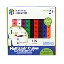 Learning Resources (UK Direct Account LSP4286-UK MathLink Activity Set, Set of 100 Cubes, Ages 3, Multicoloured, 23.5 x 22.3 x 3.3 Centimeters