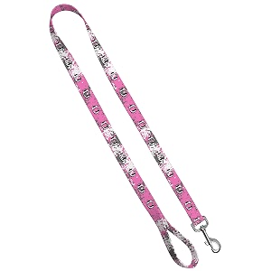 leash 34 inch by 4 feet university of oregon - digi pink chrome o
