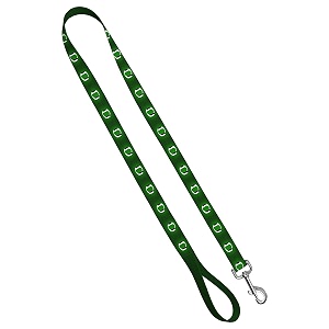 leash 34 inch by 6 feet university of oregon - green carbon fiber chrome o