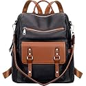 Leather Backpack Purse for Women and Girls with Sling Belt| Casual | Convertible| Bagpack| College| Book Bag | Trendy | Gifts for Women | Gift for Sisters - Brown