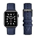 Genuine Leather Band Compatible with Apple Watch Bands for Women Office