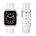 Genuine Leather Band Compatible with Apple Watch Bands for Women Office
