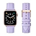 Genuine Leather Band Compatible with Apple Watch Bands for Women Office