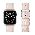 Genuine Leather Band Compatible with Apple Watch Bands for Women Office