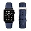 Genuine Leather Band Compatible with Apple Watch Bands for Women Office