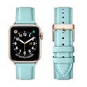Genuine Leather Band Compatible with Apple Watch Bands for Women Office
