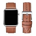 Genuine Leather Band Compatible with Apple Watch Bands for Women Office