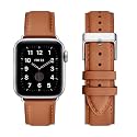 Genuine Leather Band Compatible with Apple Watch Bands for men Office