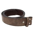 Leather Belt Strap Vintage Distressed Texture 1.5" Wide For Men and Women
