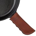 Leather Cast Iron Skillet Handle Cover, Pan Sleeve, Made in Georgia