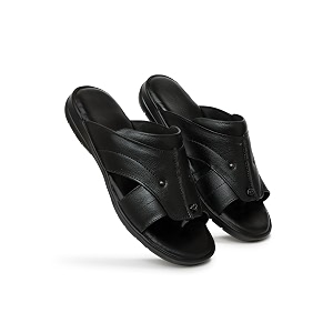 Leather Casual Slip On Sandal for Men