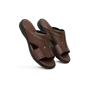 Leather Casual Slip On Sandal for Men