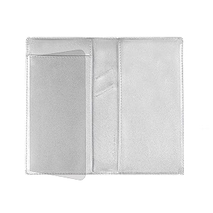 gnegni leather checkbook cover with built-in divider pen holder for men women checkbook holder wallet rfid blocking silver 6634h x 3534w x 0434d