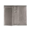 Leather Checkbook Cover with Pen Holder and Built-in Divider Basic Checkbook Holder Case for Men&amp;Women