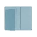 Leather Checkbook Cover with Pen Holder and Built-in Divider Basic Checkbook Holder Case for Men&amp;Women