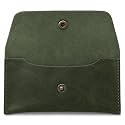Leather Currency Pouch Cash Envelope Wallet for Men &amp; Women
