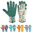 Leather-Gardening-Gloves for Women - Thorn-Proof Work-Gloves with