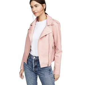leather jacket for women biker black
