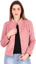 Leather Retail Full Sleeve Solid Women Jacket