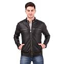 Leather Retail Men39s Faux Leather Solid Jacket