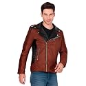 Leather Retail Mens Casual Suede Leather Motor