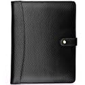 LEATHER VILLAGE Leather Portfolio for Men Women, Business Padfolio Folder