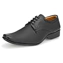 Leatherkraft Stacked Heel Lace-Up Formal Shoes