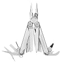Leatherman Wave Plus Stainless Steel Full Size Multitool | Closed Length: 10 cm | 18 in 1 Functional Tools with Nylon Sheath | Weight: 241 g, Width: 3.05 cm 25 Years Warranty | Outdoor