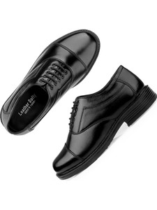 leathersofty genuine leather formal oxford service shoes police shoes men oxford for men
