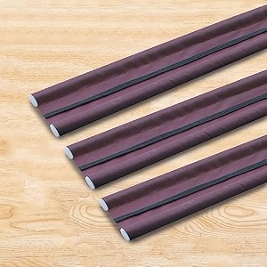 leawall 42 inch door bottom gap filler strip stop outside dust hot air insects water use in wooden steel fiber plastic doors 20mm thickness brown pack of 2