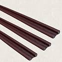 Leawall 42 Inch Door Bottom Gap Filler Strip, Stop Outside Dust, Hot Air, Insects, Water, Use in Wooden, Steel, Fiber, Plastic Doors 20mm Thickness Brown Pack of 3